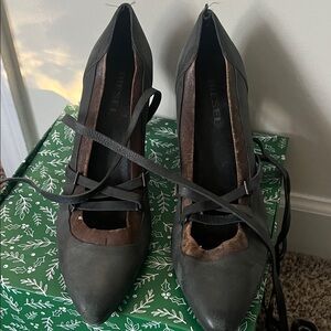 Diesel Women's Elegant Black and Brown Heels